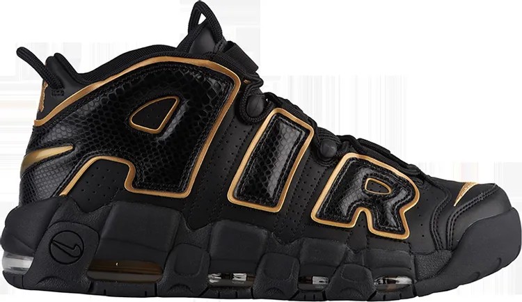 Кроссовки Nike Air More Uptempo 'France', золотой