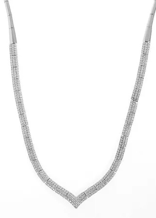 Колье женское Balex Jewellery 9435910051 из серебра, фианит, 45 см