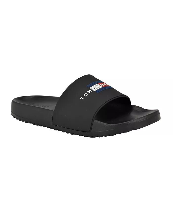 Мужские шлепанцы Rolfe Fashion для бассейна Tommy Hilfiger, черный