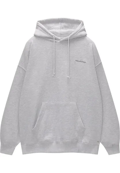 Худи PULL&BEAR, цвет light grey