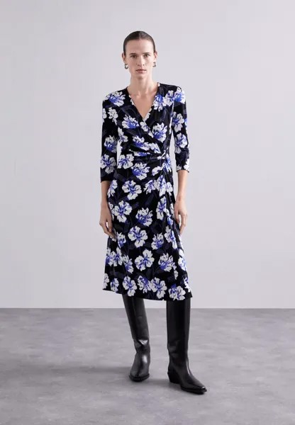 Платье из джерси Borris Dress Diane von Furstenberg, синий