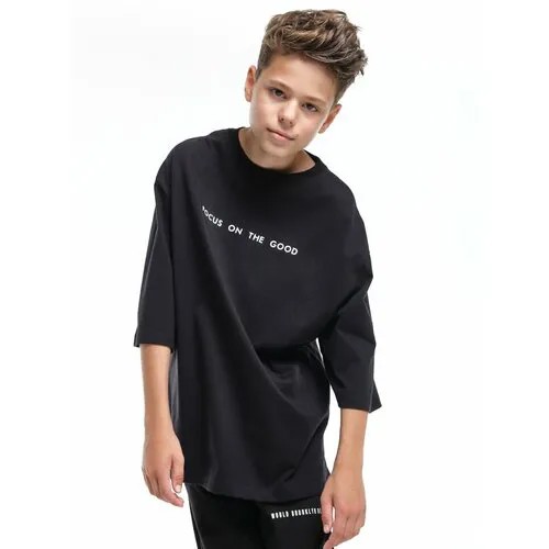Футболка Mini Maxi, размер 134, черный