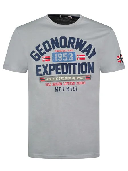 Футболка Geographical Norway Jermanito, серый