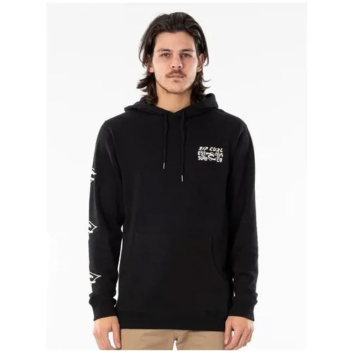 Худи Rip Curl COSMIC DYE HOOD, Пол М, Цвет 90 BLACK, РазмерM