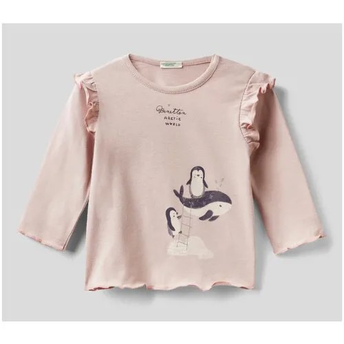Лонгслив United Colors of Benetton для новорожденных 22A_3ATNA101N_18G_68
