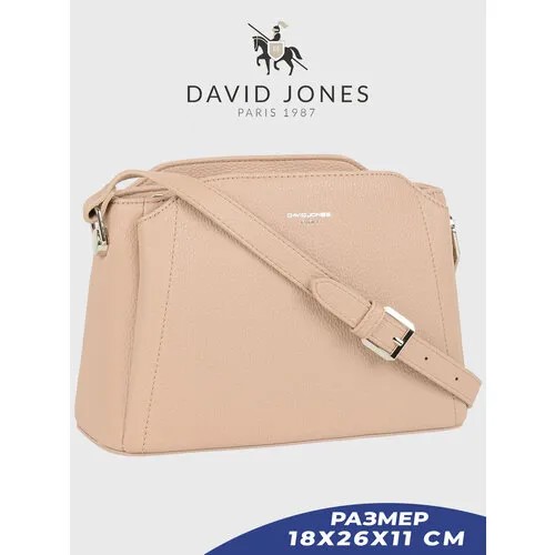 Сумка кросс-боди DAVID JONES, розовый