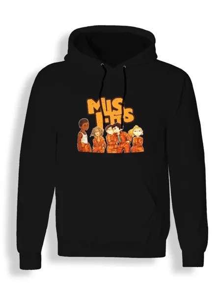 Худи унисекс СувенирShop Отбросы/Misfits/Сериал 5 черное M