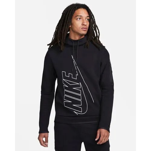 Свитшот NIKE, размер S, черный