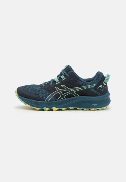 Кроссовки для трейлового бега Trabuco Terra 2 ASICS, цвет magnetic blue/dark mint