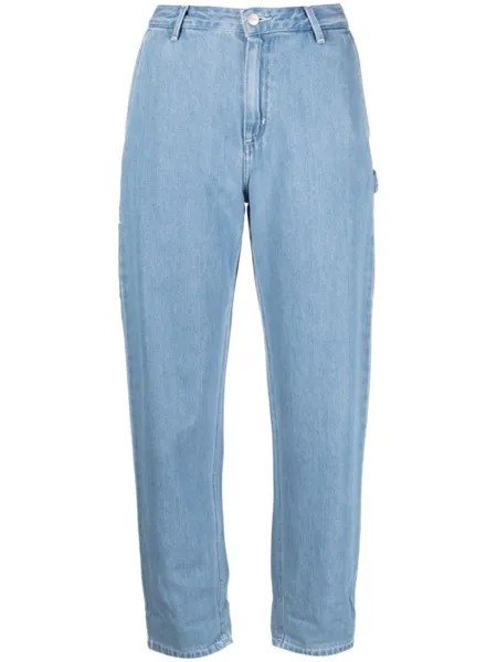 Carhartt WIP зауженные джинсы средней посадки, синий