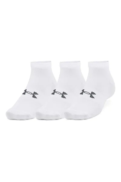 Короткие носки для фитнеса Essential, 3 пары Under Armour, белый