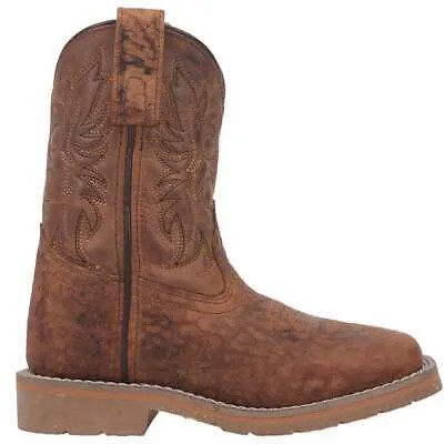Ботинки Dan Post Durant Square Toe Cowboy Youth Boys Brown Casual Boots DPC3926-2