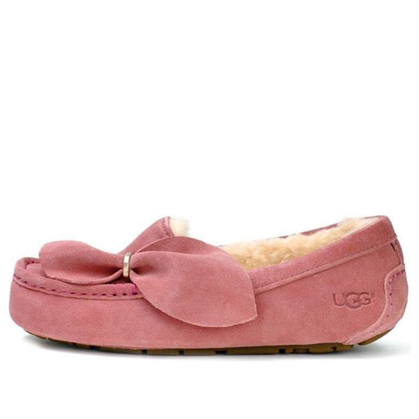 Тапочки тапочки с бантом ansley Ugg, розовый
