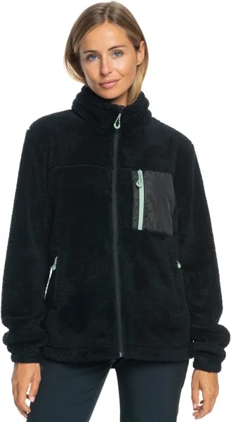 Толстовка Alabama Zip-Up Fleece Roxy, цвет True Black