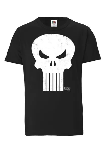 Рубашка LOGOSHIRT Marvel Comics - Punisher, черный