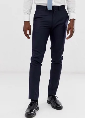 Темно-синие узкие брюки Celio-Темно-синий