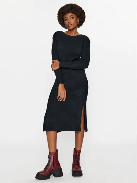 Трикотажное платье свободного кроя Vero Moda, черный