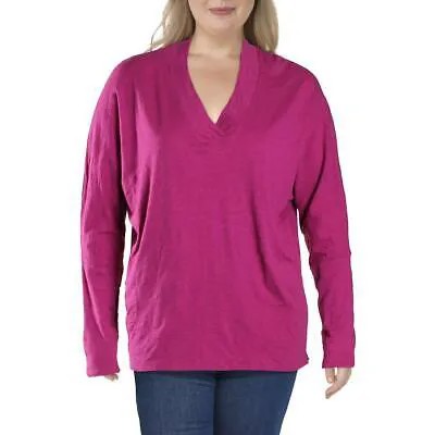 Женская розовая блузка с высоким вырезом и V-образным вырезом Bobi M BHFO 4716