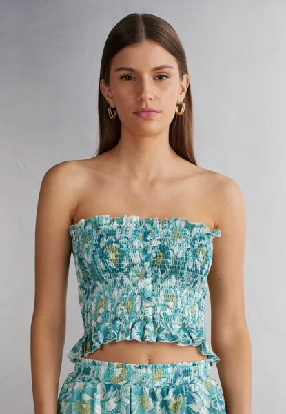 Топ Emerald Flower Intimissimi, изумрудный цветок j Stampa