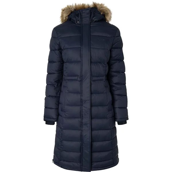 Куртка Pepe Jeans May Long Puffer, синий