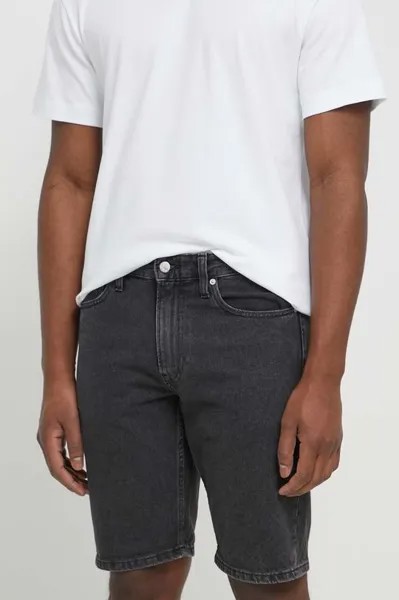 Джинсовые шорты Calvin Klein Jeans, серый
