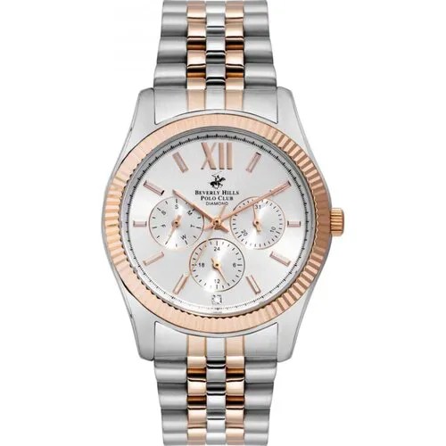 Наручные часы Beverly Hills Polo Club Наручные часы Beverly Hills Polo Club BP3082C.530, золотой, серебряный