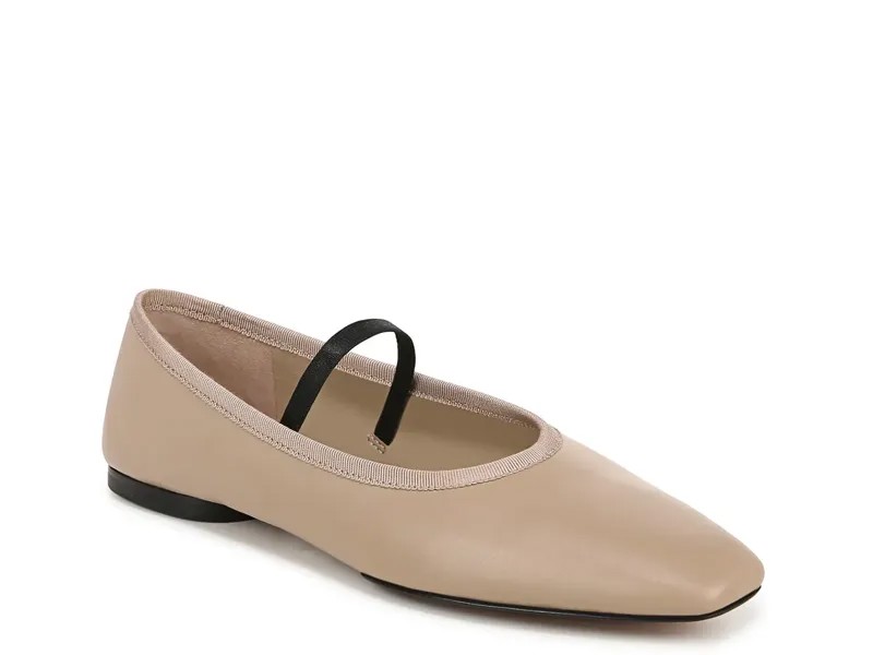 Балетки Vivian Mary Jane Flat Vince, серо-коричневый