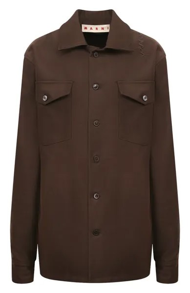Хлопковая рубашка Marni