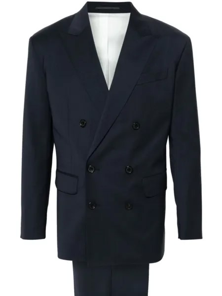 Dsquared2 костюм Wallstreet с двубортным пиджаком, синий