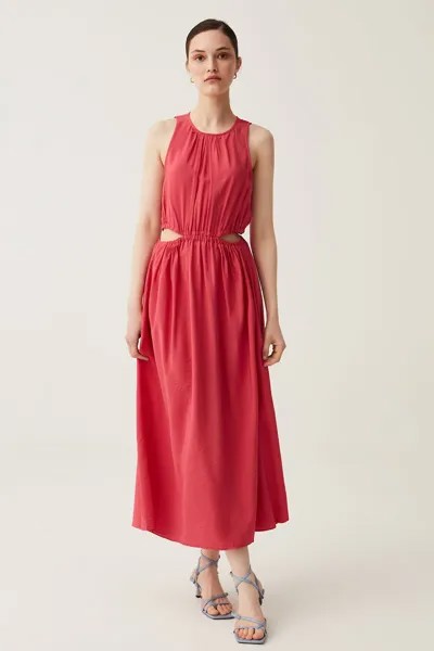 Платье миди с боковым разрезом Ovs, красный