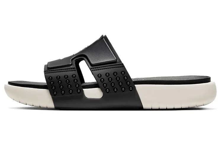 Шлепанцы Jordan Hydro 8, 'Антрацит', черные/белые