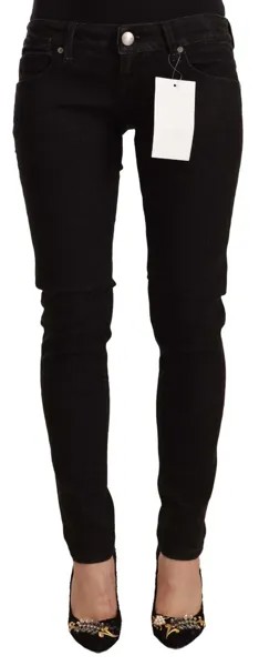 ACHT Jeans Черные хлопковые женские джинсовые брюки с заниженной талией s. W26 Рекомендуемая розничная цена 300 долларов США