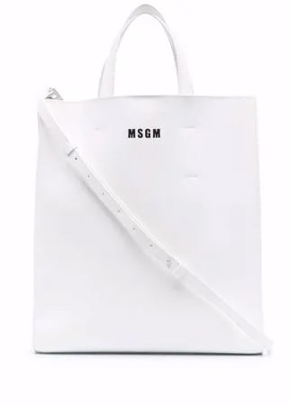 MSGM сумка-тоут с логотипом