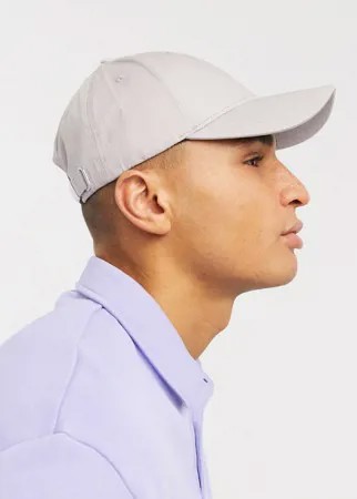 Серая бейсболка ASOS DESIGN-Серый