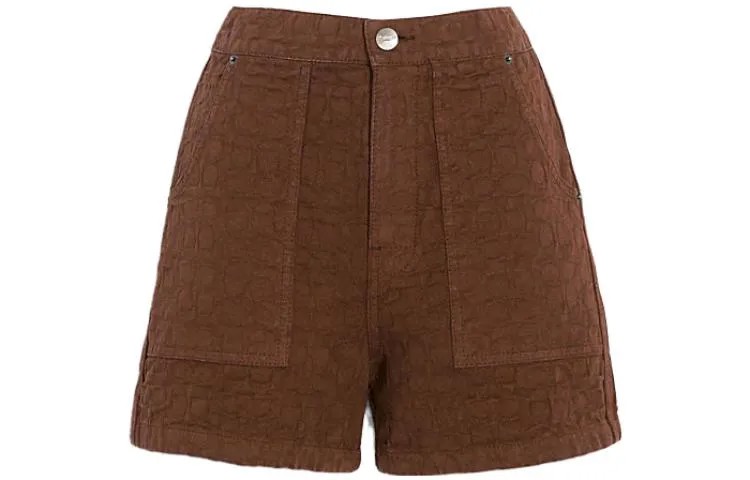 COACH Женские повседневные шорты, цвет Brown