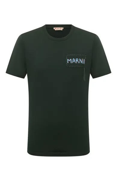 Хлопковая футболка Marni