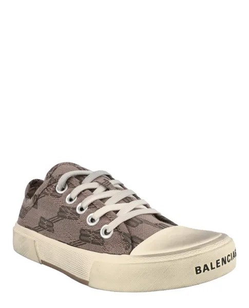 Низкие кеды Paris Balenciaga, цвет Grey,Brown