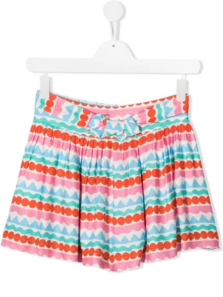Stella McCartney Kids юбка с графичным принтом