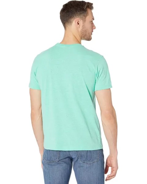 Футболка U.S. POLO ASSN. Solid Crew Neck Pocket T-Shirt, цвет Jade Green Heather