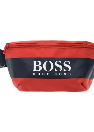 Красная сумка-пояс с логотипом, 25x13x4 см Hugo Boss детская