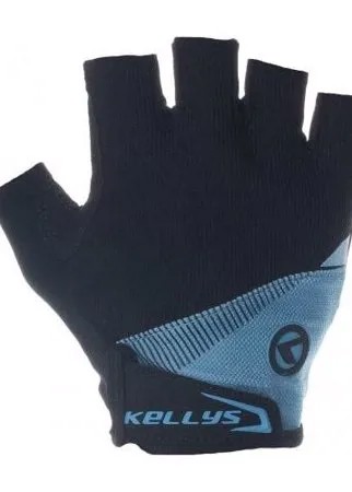 Перчатки KELLYS Comfort, черный, голубой