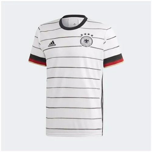 Футбольная футболка adidas, силуэт свободный, размер S, белый