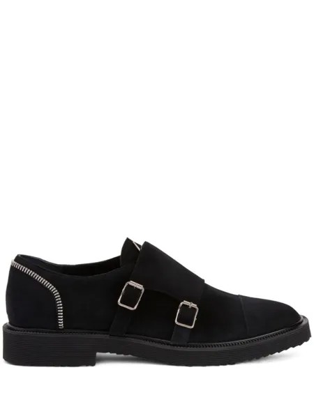 Giuseppe Zanotti лоферы с молниями, черный