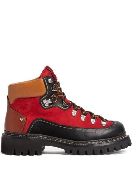 DSQUARED2 ботинки Canadian Hiking, красный