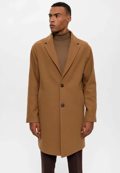 Классическое пальто Воротник с лацканами Antioch, цвет tan