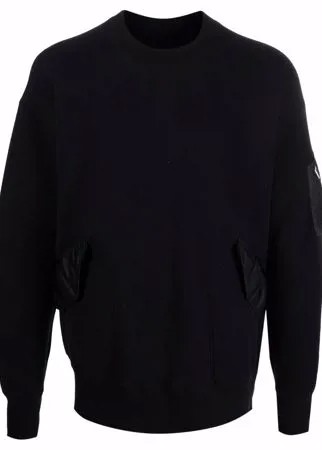 Sacai бомбер с круглым вырезом