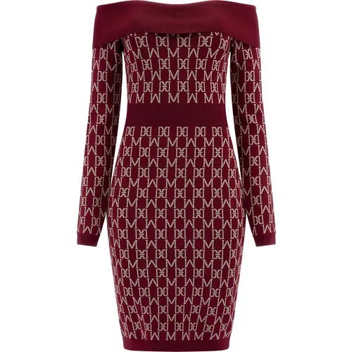 Платье MARCIANO GUESS, размер 42, бордовый
