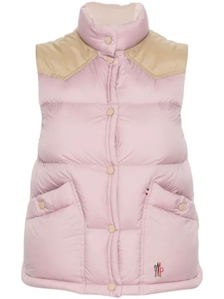 Moncler Grenoble дутый жилет Sorapis, фиолетовый