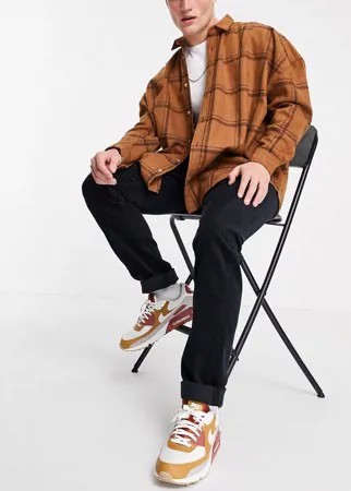 Прямые свободные джинсы Dr Denim Gus-Черный