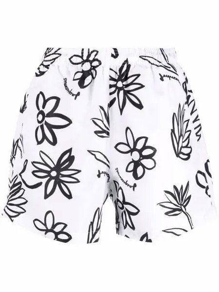 Jacquemus плавки-шорты с цветочным принтом